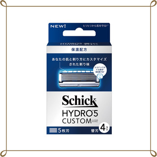 Schick 舒適 水次元5辨型 刮鬍刀片4入 (保濕配方) (舒膚配方)