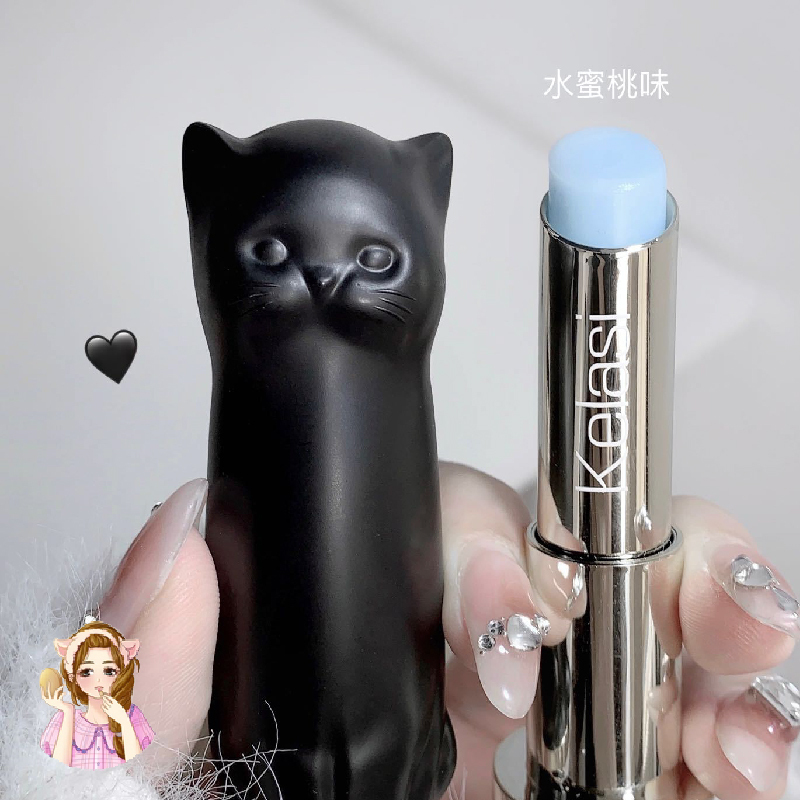 Q版女孩❤️KELASI 珂拉思 貓咪潤唇膏 護唇膏 脣膏 口紅 變色脣膏 變色護唇膏 變色口紅 潤唇膏 不掉色