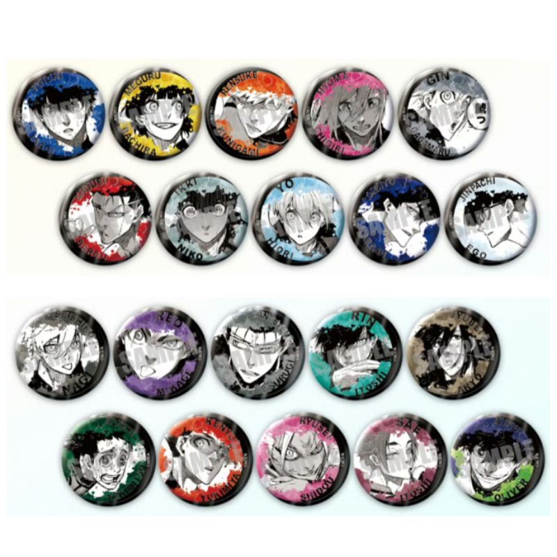 【現貨】藍色監獄 BLUELOCK 浮雕1 徽章 國神 我牙丸 馬狼 二子 烏旅人 繪心 斬鐵 蟻生 雪宮 士道