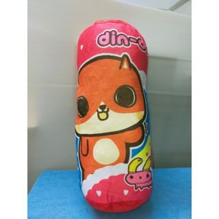 正版 Din Dong 癲噹貓 圓筒 抱枕 長枕 圓柱長枕 圓筒枕 長抱枕 抱枕 高約45cm