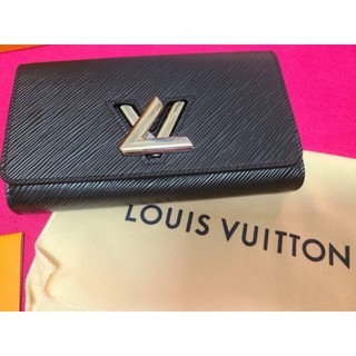 louis vuitton(LV) Twist woc 黑色 牛皮 轉鎖 拉鏈 風琴式隔層 名片夾層 鏈帶 法西義美製造