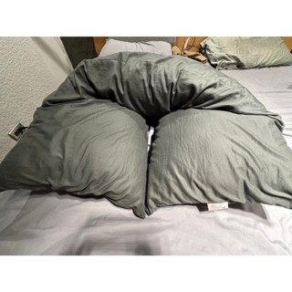 【二手】《英柏絲》多角度多造型可頌枕 沙發抱枕 A型枕 側睡舒壓 L型枕變化版 媽媽枕 抬腿 MIT
