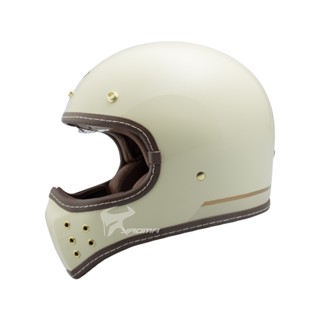 【Feture】飛喬安全帽 SIMON 賽門 亮光象牙白 亮面 全罩帽 全罩安全帽 山車帽 內建鏡片 雙D扣｜耀瑪騎士