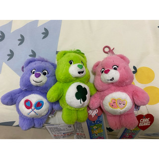 正版Care Bears 彩虹🌈熊 14公分 鑰匙圈 吊飾 現貨 雷射標籤