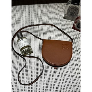 Loewe Mini Heel Pouch 焦糖色