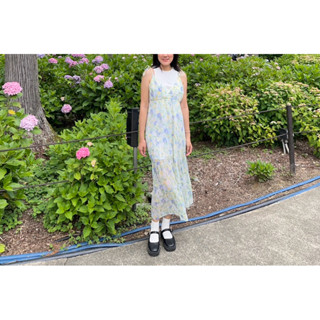 近全新 現貨 A&F Abercrombie&Fitch 女性 碎花 織布 洋裝 連身裙 連衣裙 氣質 休閒 度假 穿搭