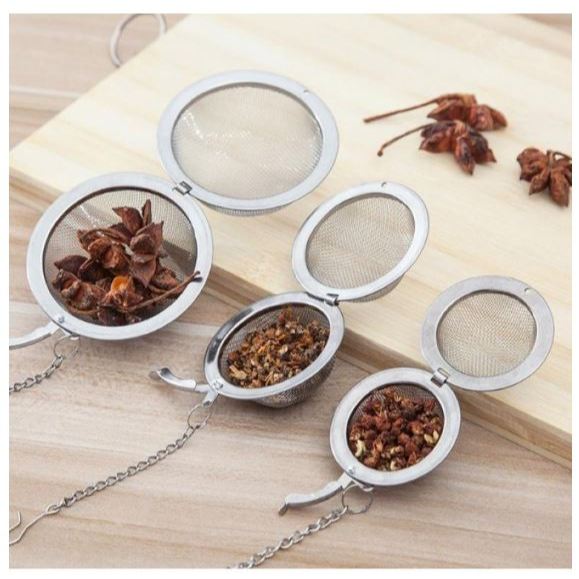 不鏽鋼香料球 香料盒 泡茶球 燉湯滷味 花茶 濾茶渣   不銹鋼濾茶球 濾茶網 濾茶器 泡茶煲湯球