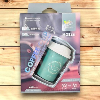 RONEVER MOE331 咖啡杯無線藍牙耳機 藍色 粉色 綠色 麥克風耳機
