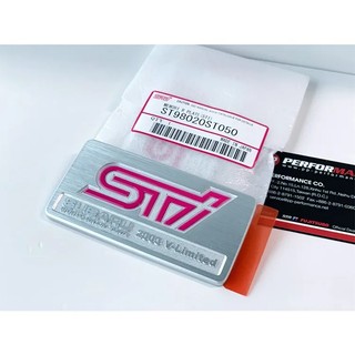 🔥絕版逸品🔥日本原裝 STI V-Limited WRX 速霸陸 銘牌貼 金屬小標 車標 車貼 汽車貼紙 金屬銘牌