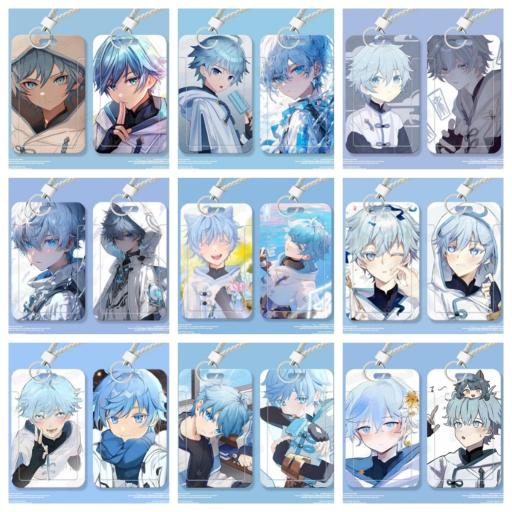 新店補貼價📣📣原神重雲週邊學生滑蓋卡套飯卡公交卡身份證件保護套門禁校園卡