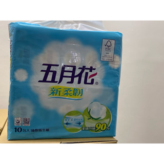 五月花抽取式衛生紙100抽*10包/6袋/箱售（一箱一訂單）