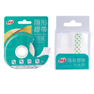 享亮文具樂園｜【SKB】隱形膠帶台TE-60/隱形膠帶補充(3入) TE-30R