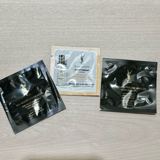 YSL恆久完美無瑕持妝粉底SPF39/PA+++ 恆久完美精準無瑕遮瑕液 極效活萃夜光仙人掌超級精華1ml 試用包不分售