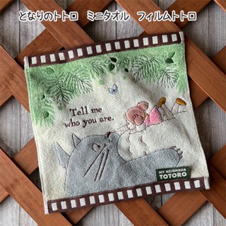 哈囉喵日本代購 吉卜力 宮崎駿 電影 膠捲 刺繡 手帕 方巾 抗菌防臭 龍貓 魔女宅急便 神隱少女 霍爾的移動城堡