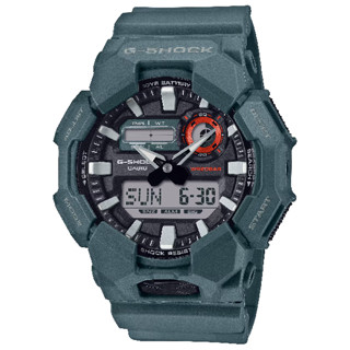 CASIO卡西歐 GA-010系列 GA-010-2A 10年電力雙顯錶 綠 51.9 mm