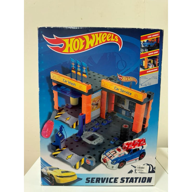 二手 正版 Hot Wheels  風火輪修車服務站