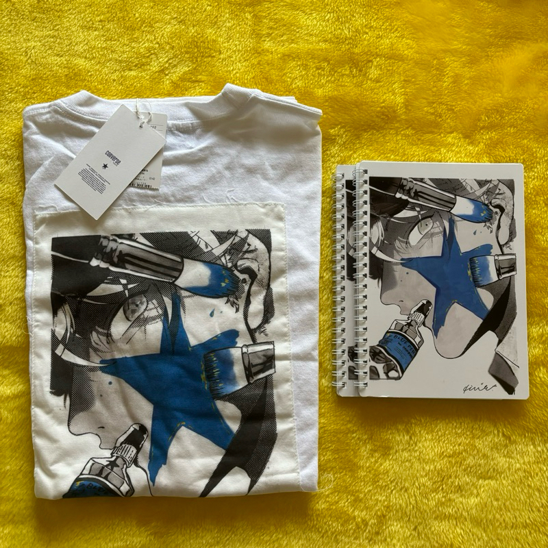 ★藍色時期×CONVERSE TOKYO 潮牌 聯名 衣服 t恤 包包 筆記本 現貨