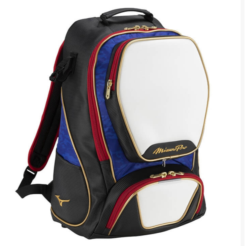 日本進口 MIZUNO PRO 美津濃 頂級 大容量後背包 棒壘球 個人裝備袋 (1FJDB90599)