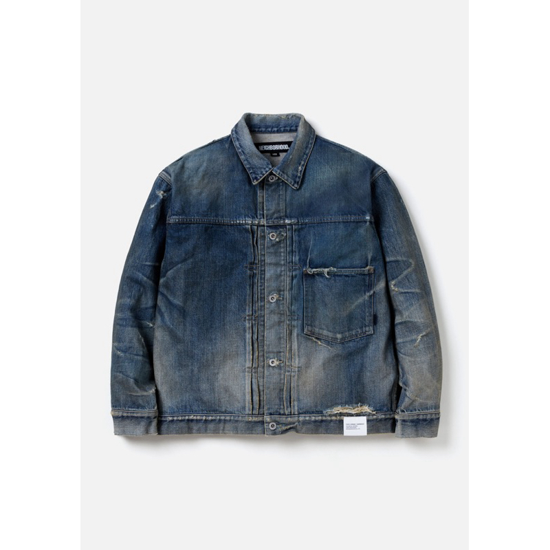 NEIGHBORHOOD WASHED DENIM TYPE-1 JACKET NEIGHBORHOOD WASHED DENIM