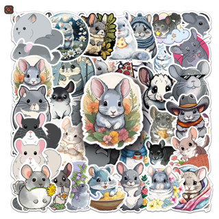 ❤️臺灣現貨❤️【50張】龍貓 絨鼠 小老鼠 防水貼紙 本本手帳塗鴉裝飾 生日禮物 聖誕節交換禮物【開立發票】