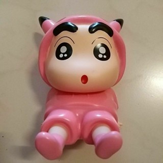 我最便宜【 蠟筆小新 】手機架 桌上擺件【 粉紅色 皮卡丘 款 】