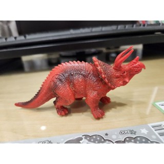 恐龍模型玩具系列#紅色三角龍