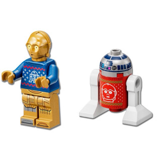 【樂高公仔帝國】75340聖誕版拆售 C-3PO R2-D2