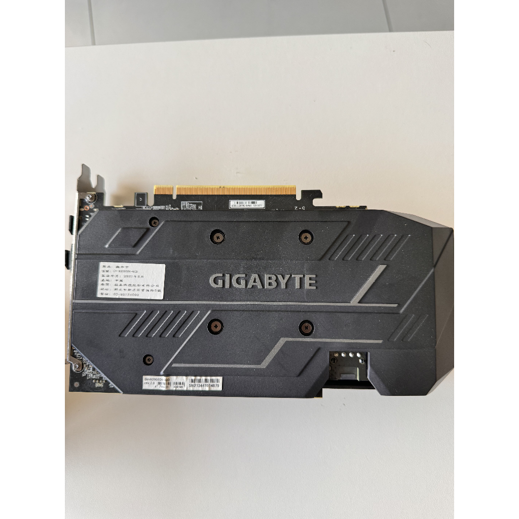 二手 技嘉  2060 Gigabyte GeForce RTX™ 2060 OC 6G nvidia顯示卡