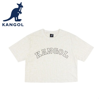 KANGOL 英國袋鼠 短袖上衣 短T 圓領T恤 64221008 女款 白色