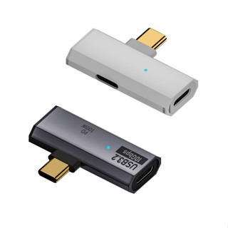 【勁昕科技】Type-C二合一多功能轉接頭支援隨身碟手機電腦OTG傳輸同時充電PD100W