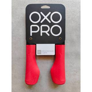 OXO PRO OC1-LL 紅色 芬蘭設計 人體工學 握把套 不黏手 平把 公路車 登山車 折疊車 專利隱藏式螺絲鎖