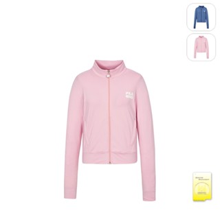 【FILA】女性 吸濕排汗 運動針織外套-粉色 5JKX-5607-PK