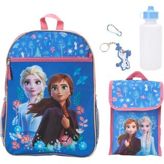 預購❤️正版❤️美國迪士尼 FROZEN 冰雪奇緣 ELSA 艾莎 安娜 公主 女童 書包 後背包 餐袋 便當袋 水壺