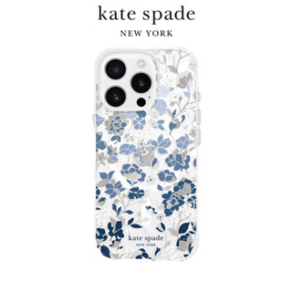 【kate spade】iPhone 16系列 Magsafe 精品磁吸防摔殼 皇室藍 手機殼