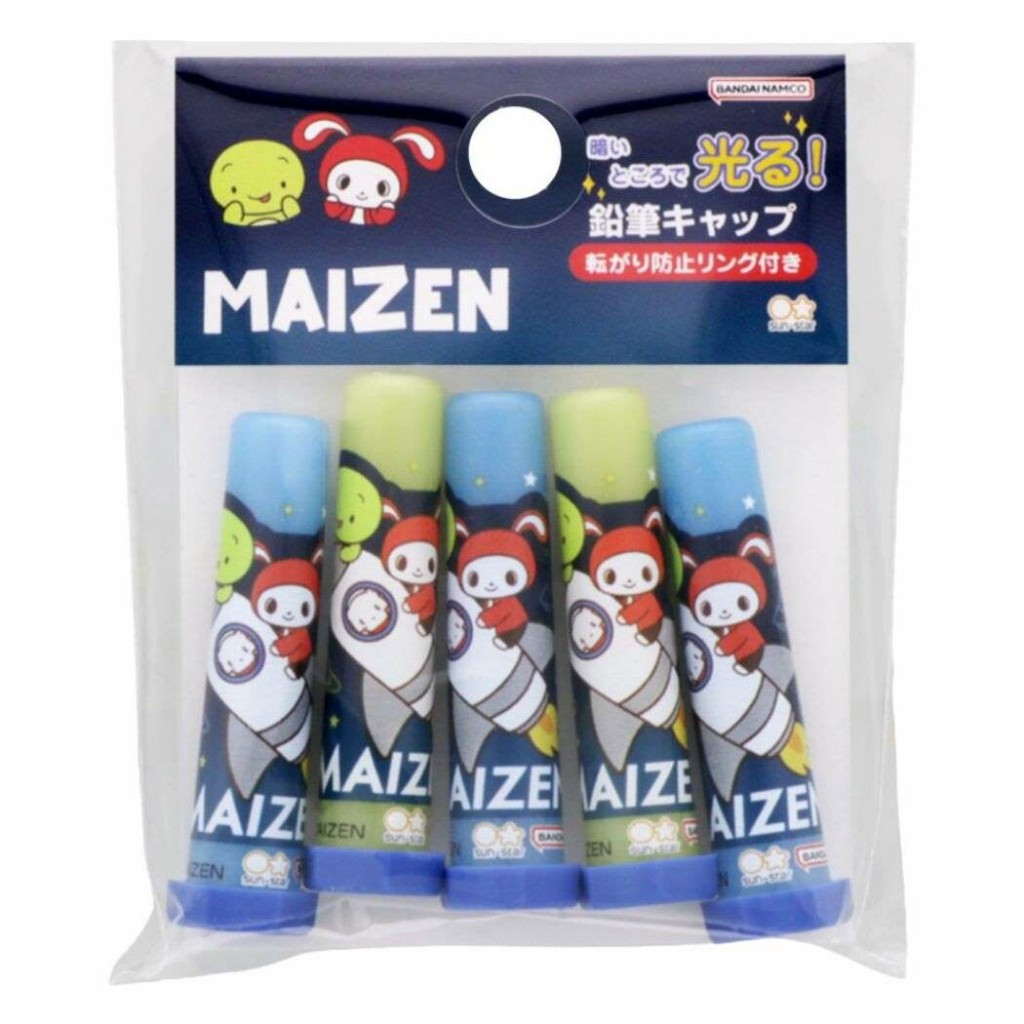 【日本晴】 Sunstar Maizen Sisters 夜光/防滾/附環鉛筆帽 鉛筆蓋 鉛筆芯防斷 筆尖保護套 開學