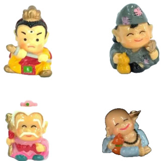 月老 月下老人 二郎神 楊戩 Q版娃娃 彌勒佛 公仔 結緣
