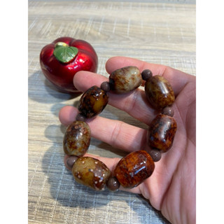 早期 老和闐玉 合田玉 手環 手鍊 老料 老玉