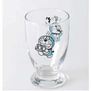 日本 官方正品 小叮噹 未來百貨 哆啦A夢 喝水的哆啦 玻璃水杯