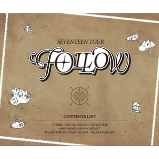 【SVT】 SEVENTEEN TOUR [FOLLOW] TO SEOUL DVD 海報+貼紙