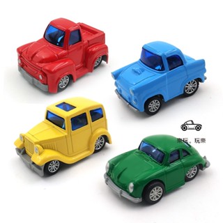 【Q版復古老爺車 合金車/ 4色】【臺灣現貨】復古模型車 小汽車 玩具車 MINI小車車 迷你老爺車 復古道奇 古典車