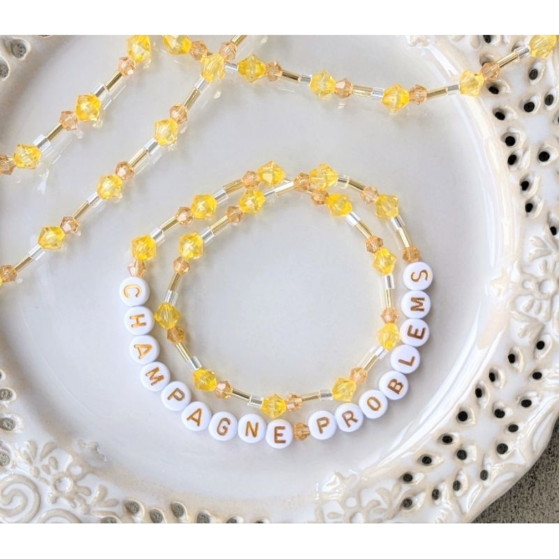 Champagne Problems 泰勒絲 友誼手鍊 Taylor Swift bracelets