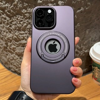 磁吸隱形支架 磨砂 可無線充 適用 iphone 16 15 14 13 Pro max i15 防摔殼 保護殼 手機殼