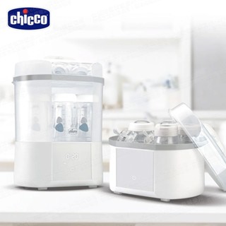 chicco-智慧蒸氣烘乾消毒鍋 可消毒6支奶瓶 預約功能(消毒鍋/奶瓶超值組)