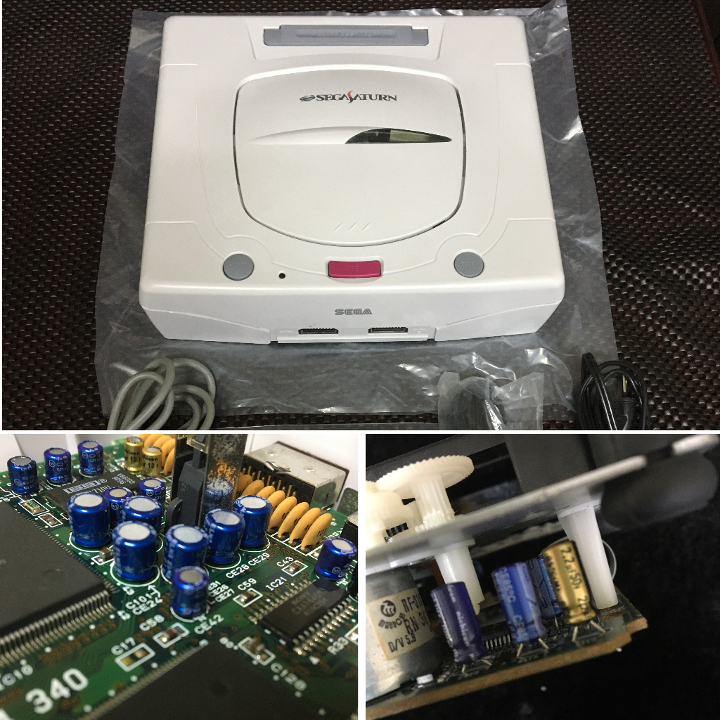 世嘉 Sega Saturn 白色 主機 主板電容全部換新 改FRAM 全新直讀芯片改機 SS (2)