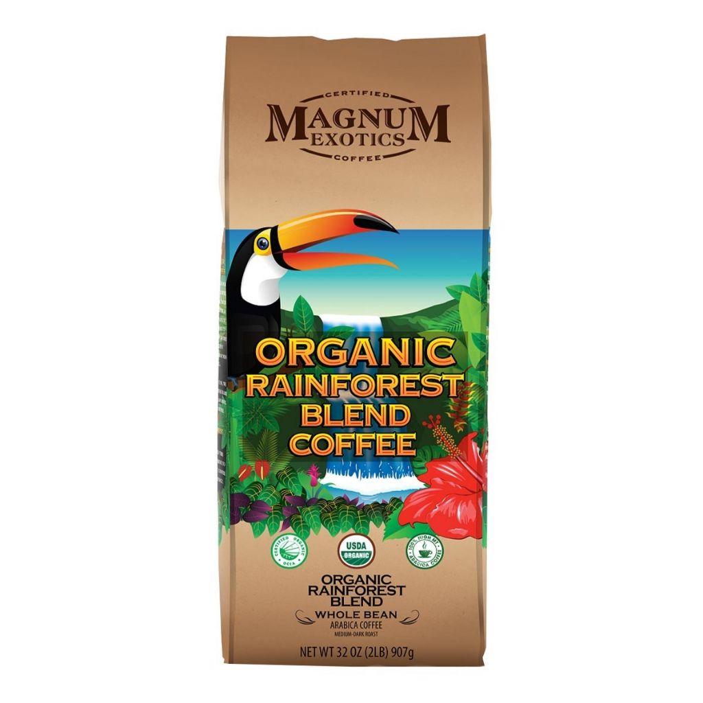 Magnum 熱帶雨林有機咖啡豆 907公克 Magnum Organic Rainforest
