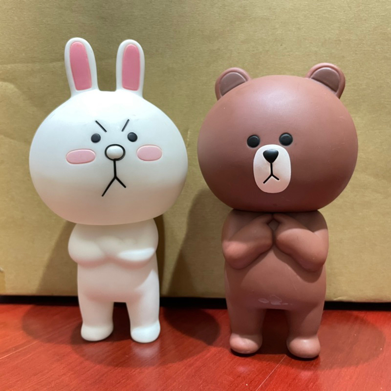 ⭐️2隻$500⭐️🇯🇵日版JAPAN LINE FRIENDS TAKARA TOMY ARTS 熊大兔兔 公仔 模型
