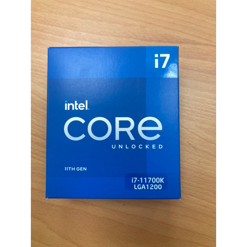 intel cpu core i7-11700K LGA 1200 5.0Ghz/16M原廠全新未拆封 現貨