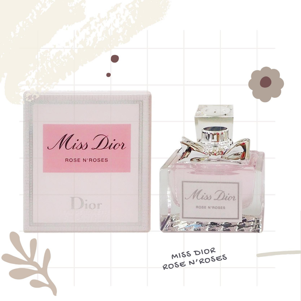 Miss Dior 漫舞玫瑰淡香水5ml(保證公司貨，30年門市)