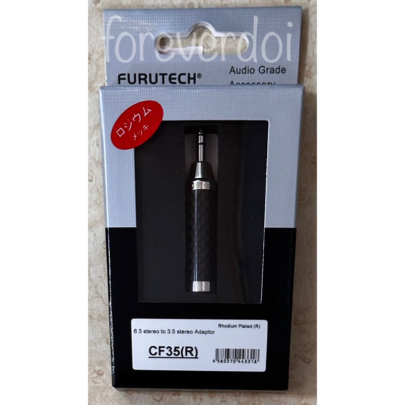 Furutech CF35(R) 6.3轉3.5 碳纖維 耳機轉接頭 &amp; CF63-S(R) 3.5轉6.3 耳機轉接頭