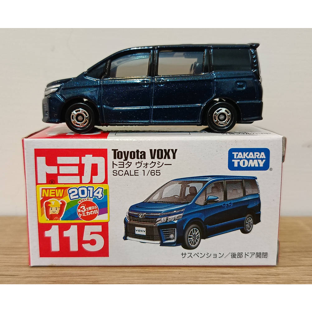 "雞雞農的窩"TOMICA 絕版 No.115 TOYOTA VOXY新車貼